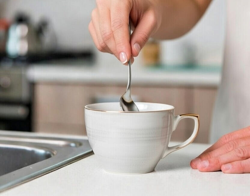 etabolic Stretching - 15 Minute Fat Burning Flow A young fit woman with hair in a ponytail performing a pigeon stretch on a black yoga mat in a bright home gym with plants.